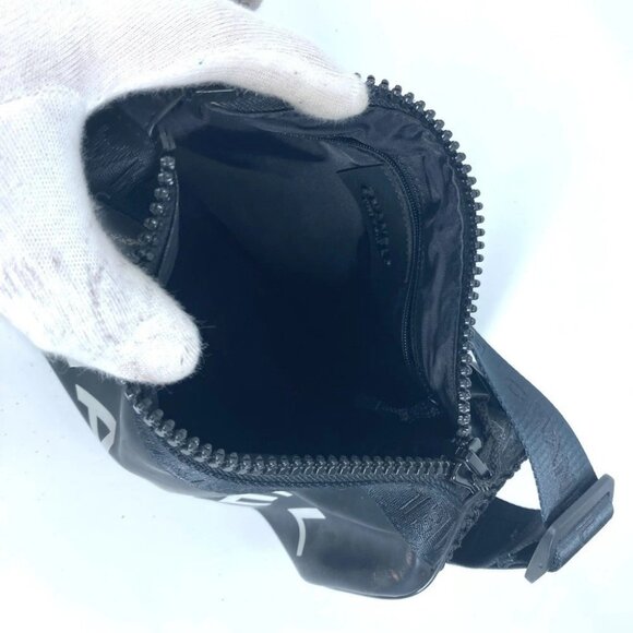 CHANEL Sports CC CC Mark logo bag Shoulder Bag rubber Black/White - Picture 11 of 15